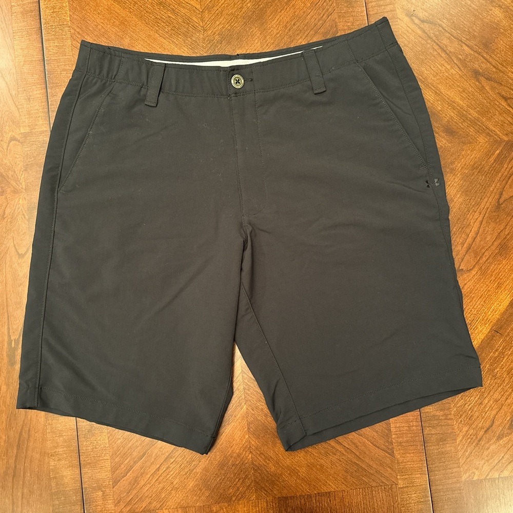 Under Armour Black heatgear Athletic Shorts